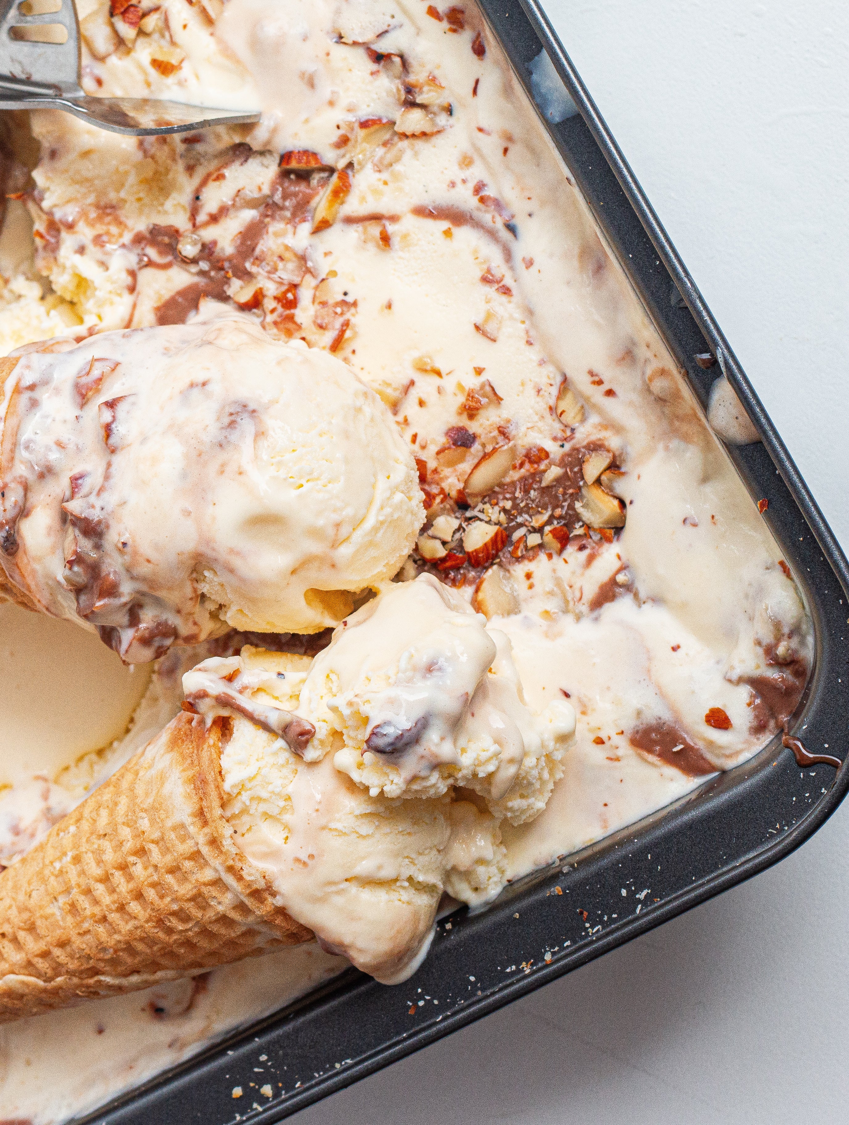 Tin roof inspired ice cream
