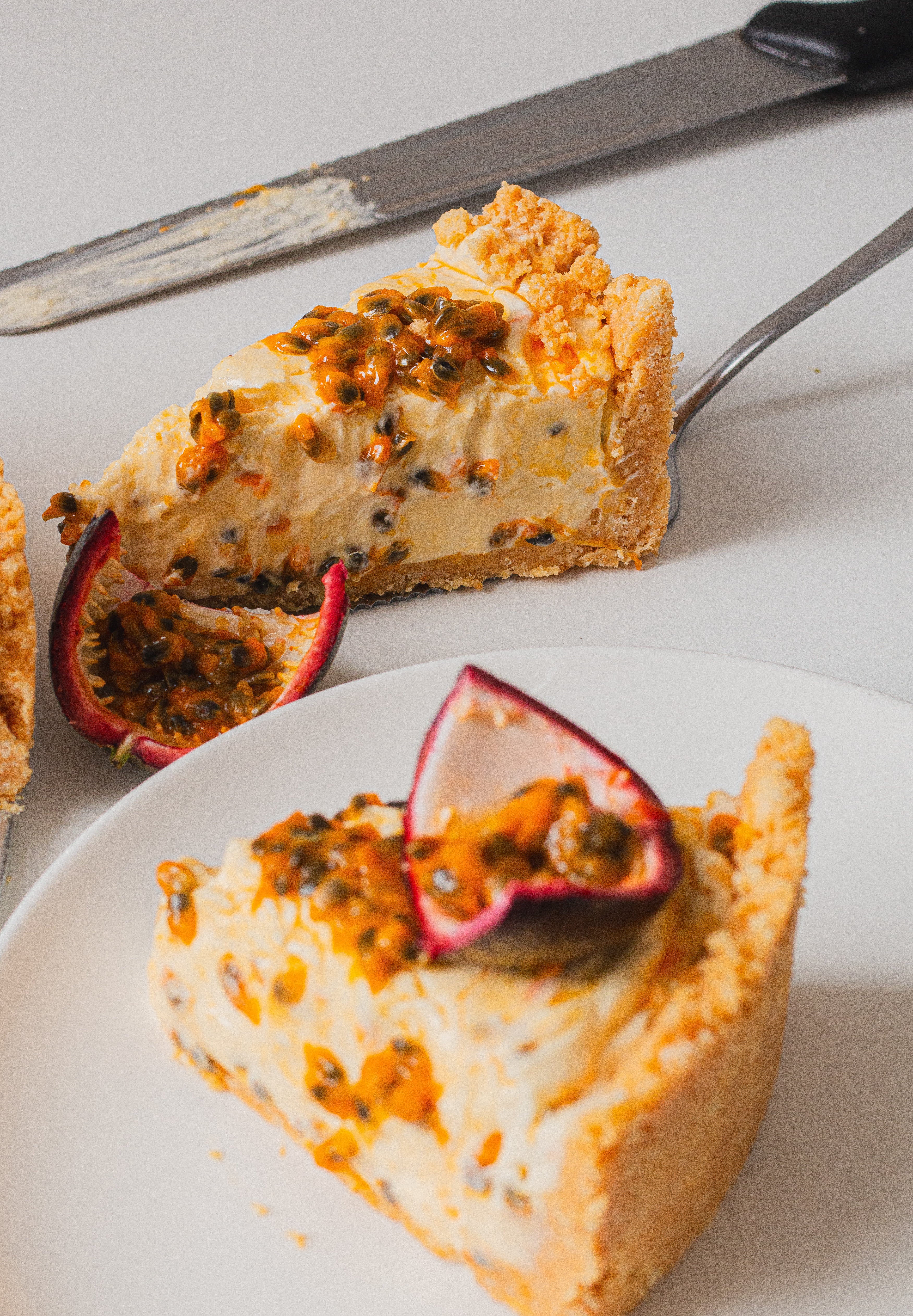 Passion fruit cheesecake