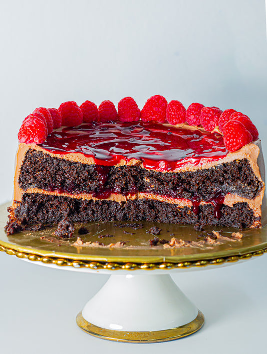 Eggless chocolate cake