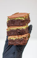 Dubai inspired brownies