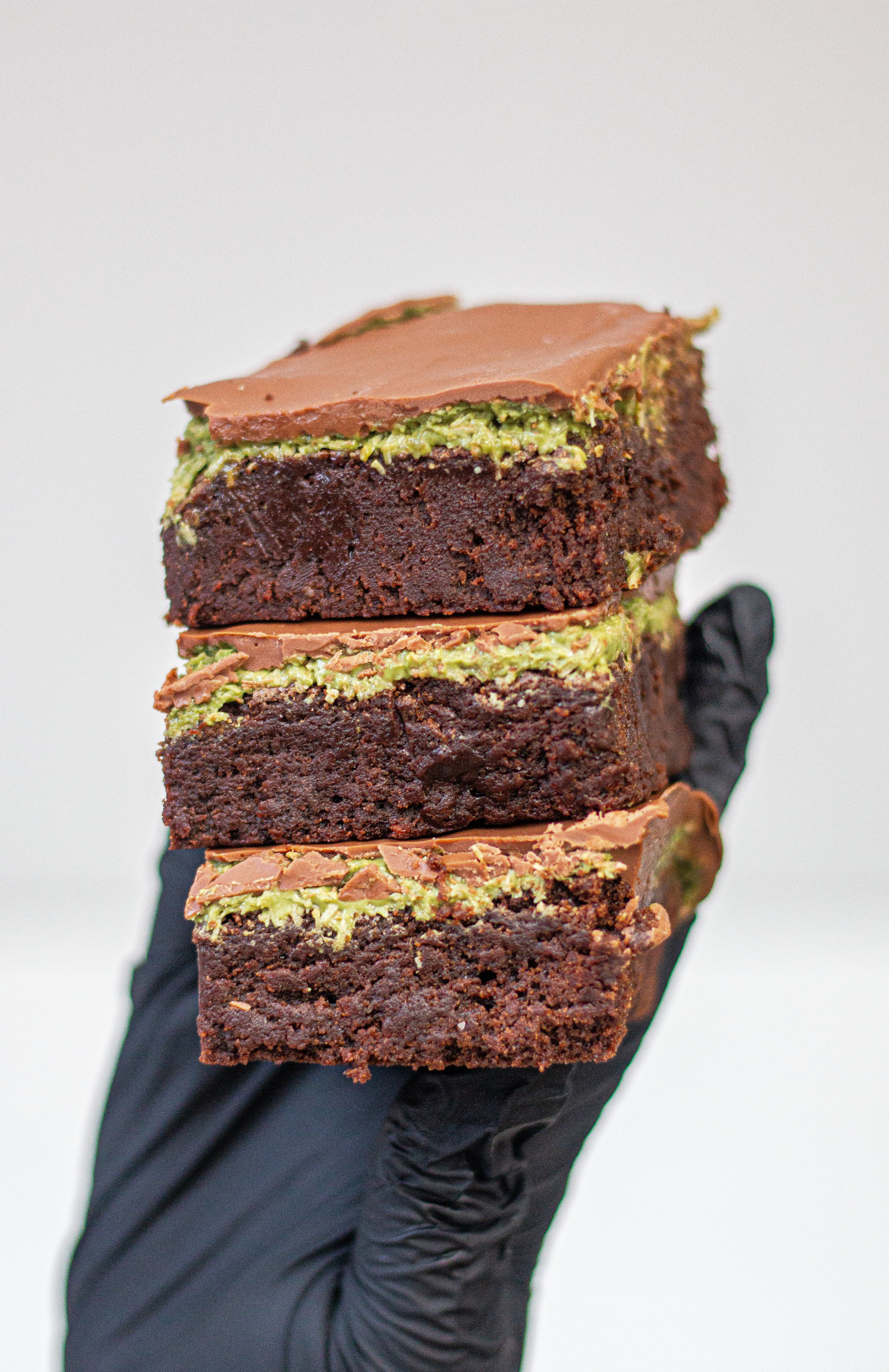 Dubai inspired brownies