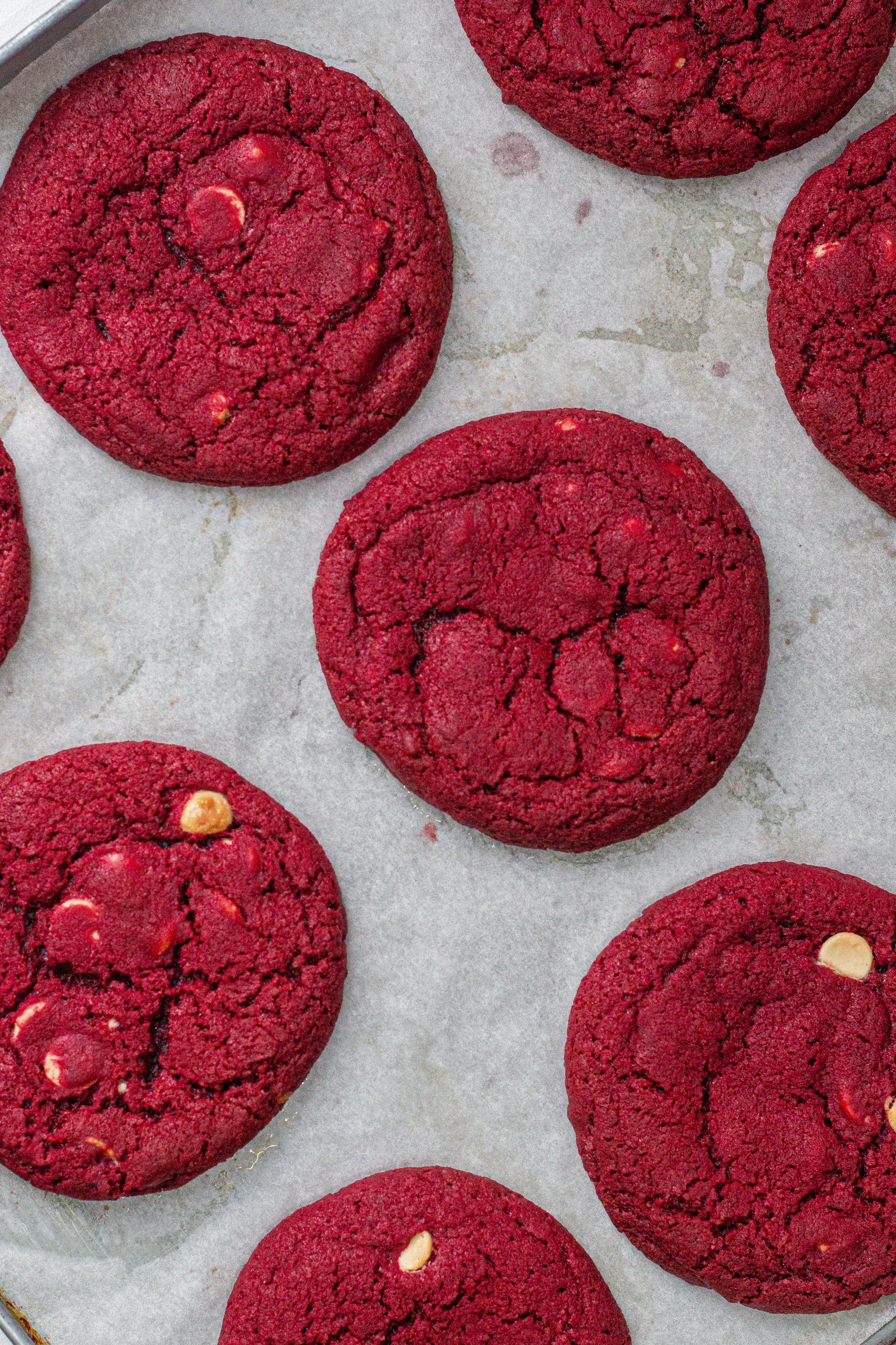 Red velvet cookies