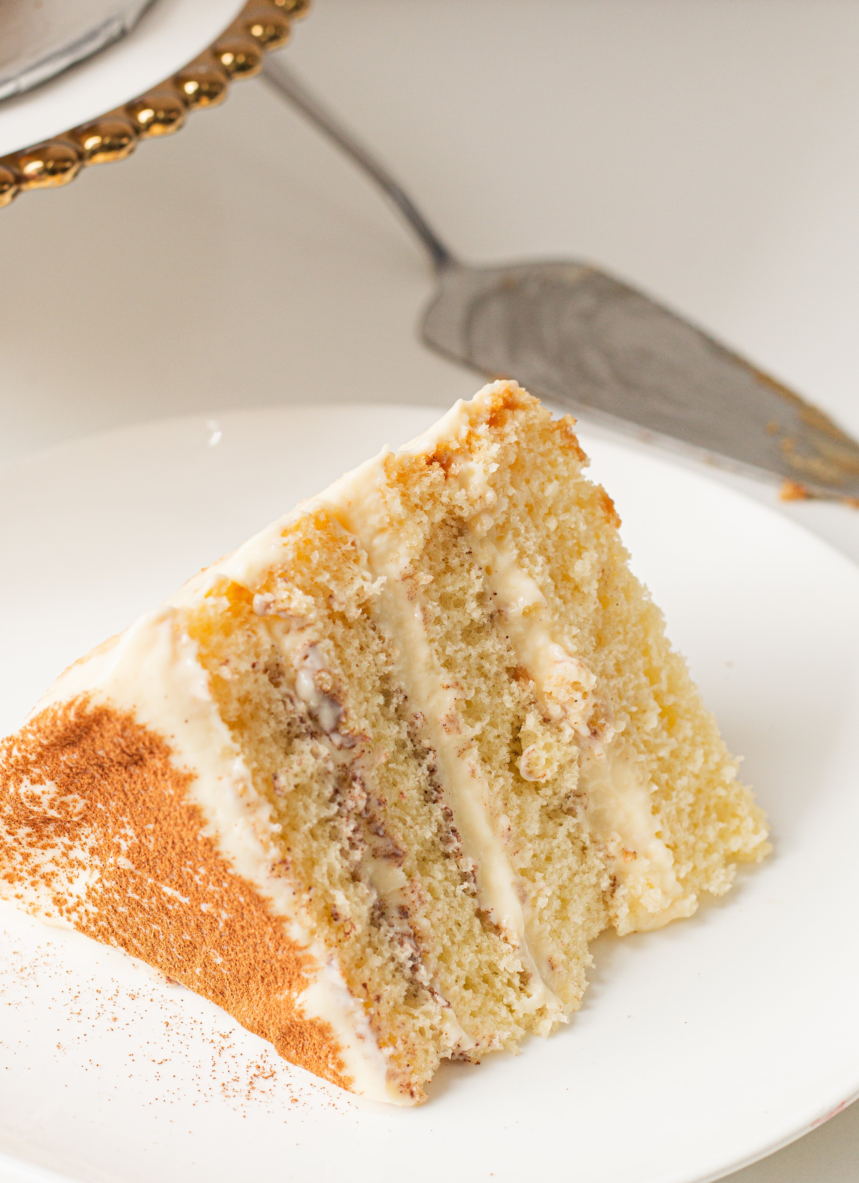 Milk tart cake
