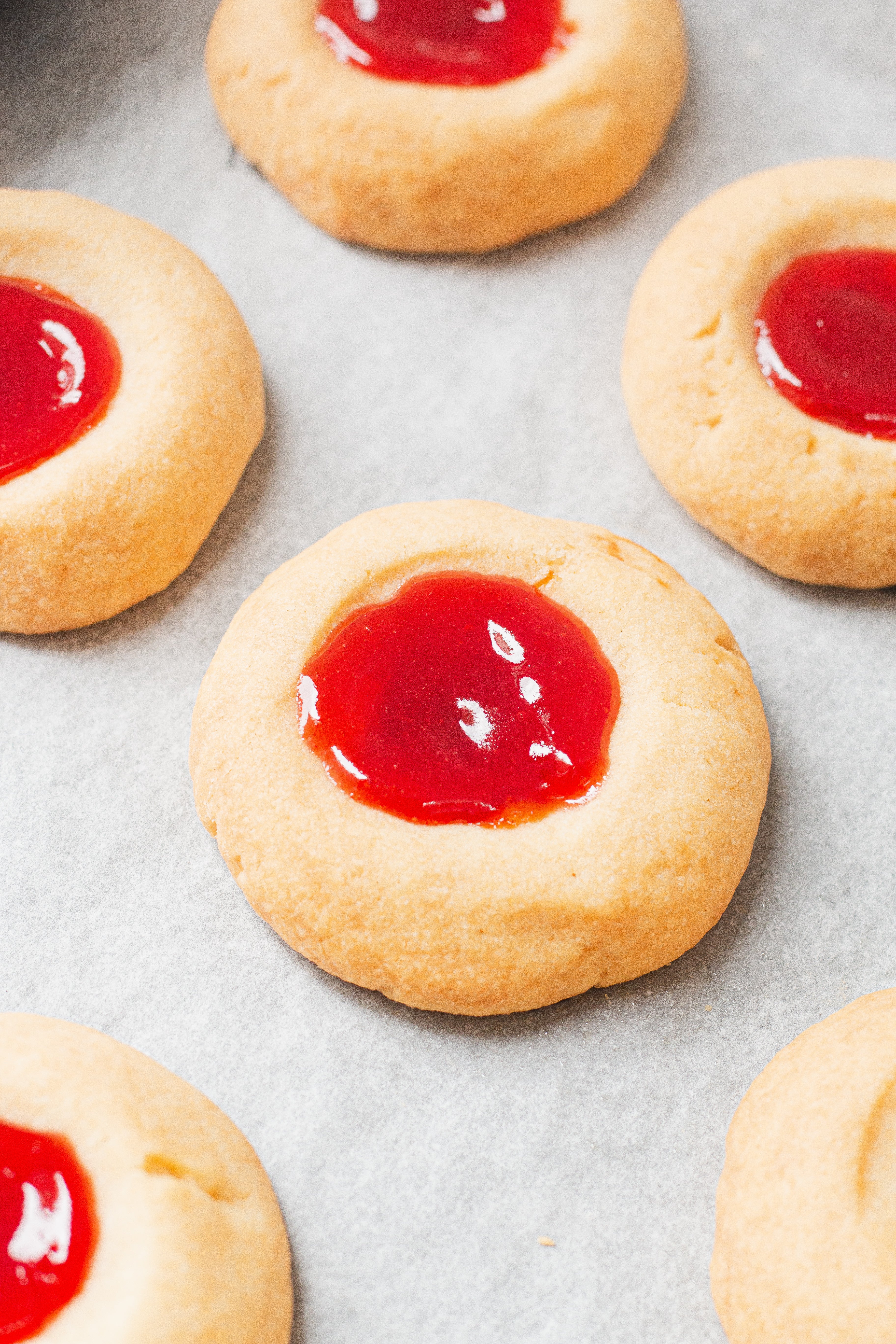 Jam drops.