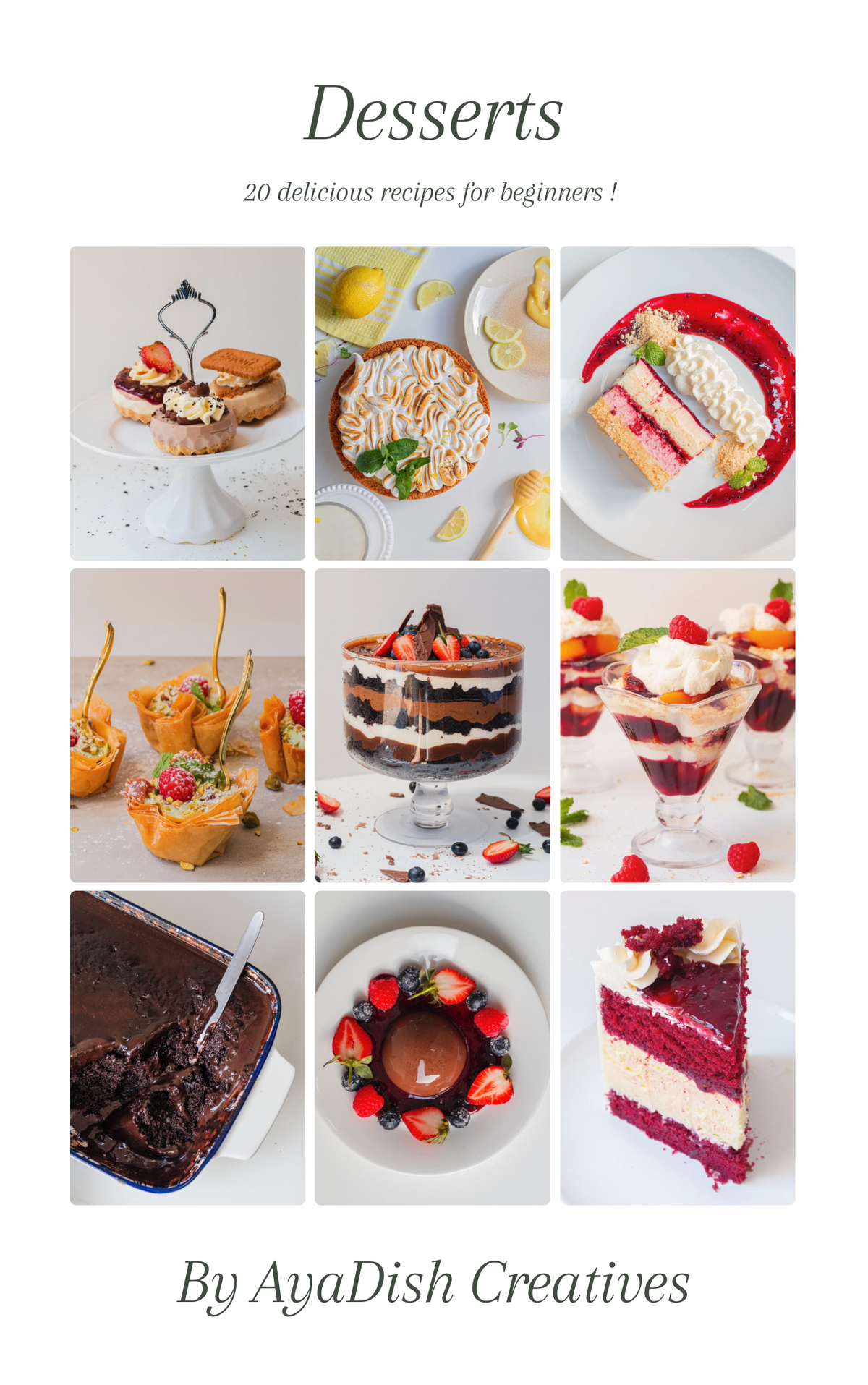 Everything desserts e-book!