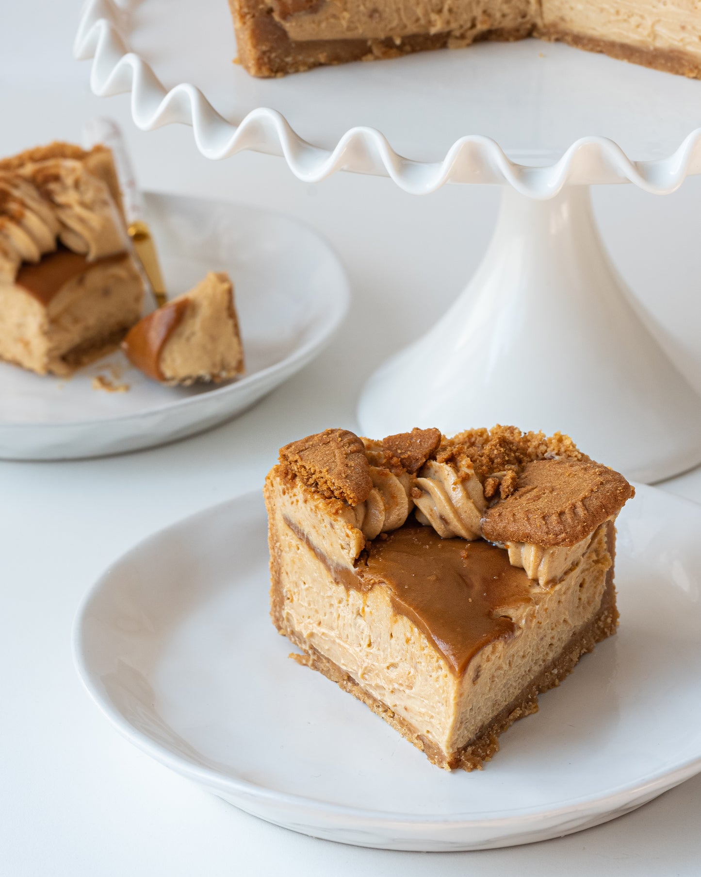 No Bake Biscoff Cheesecake