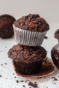 Double choc muffin