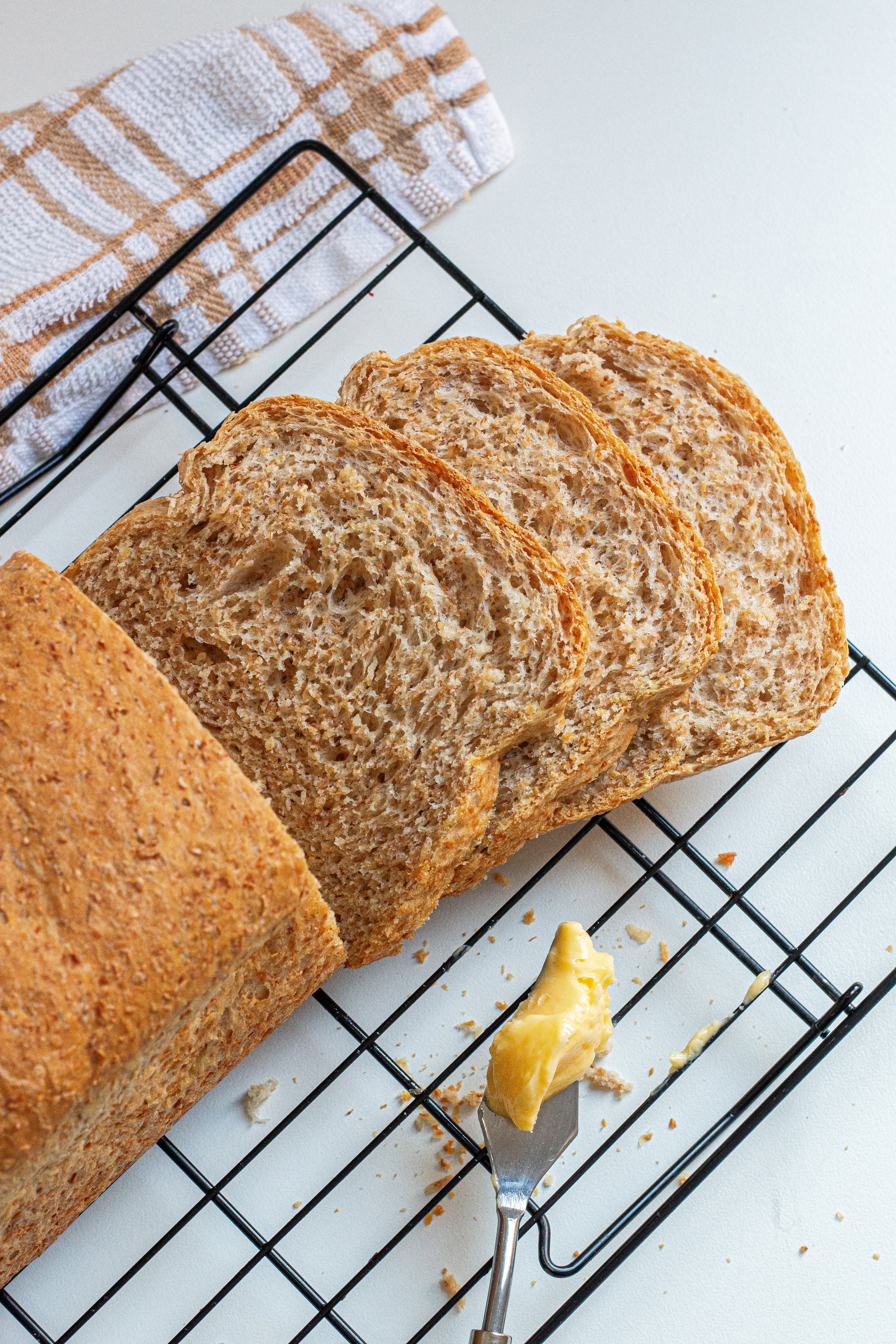 Brown bakery style bread