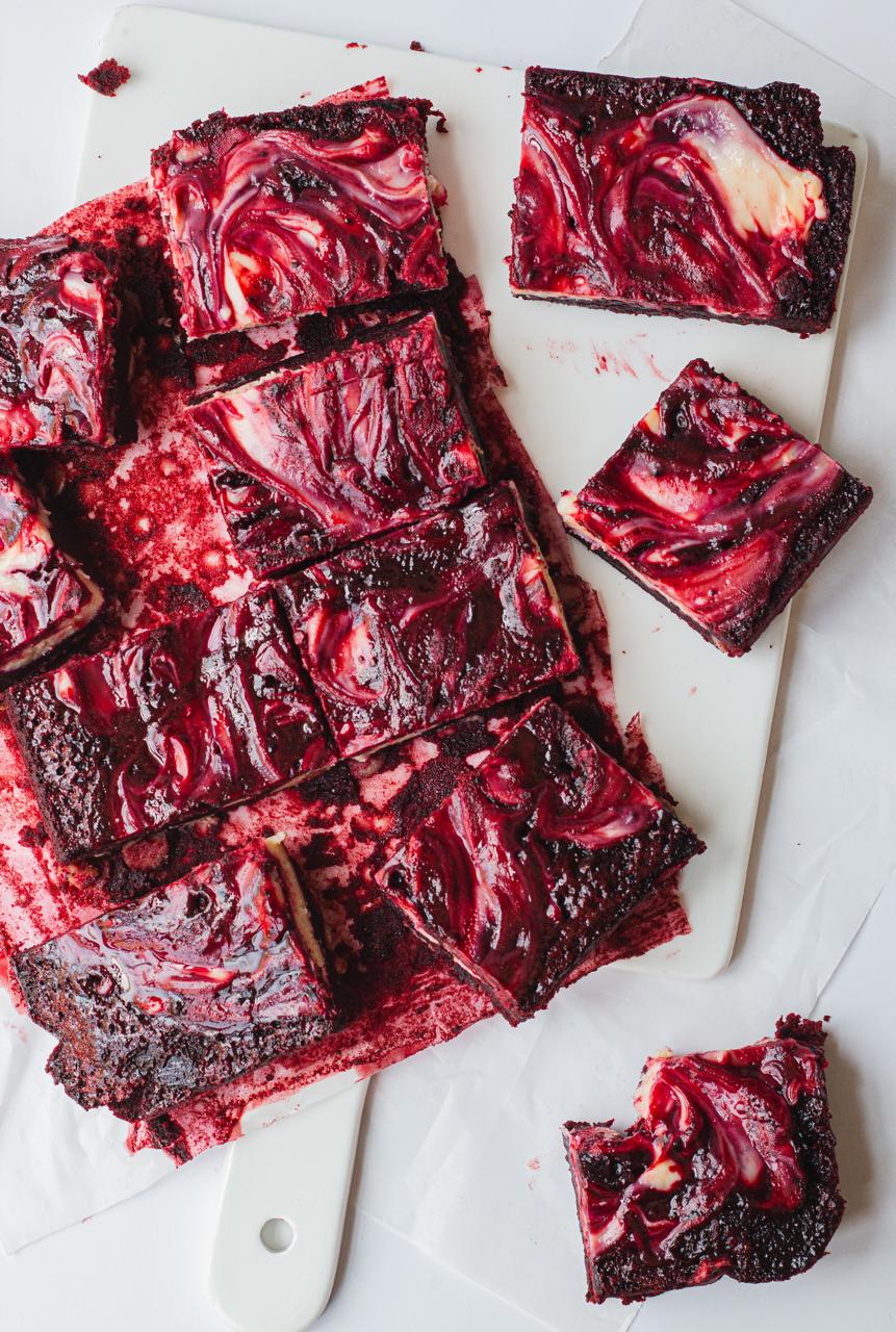 Red velvet brownie
