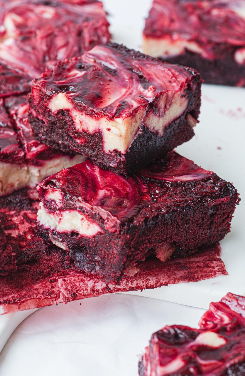 Red velvet brownie