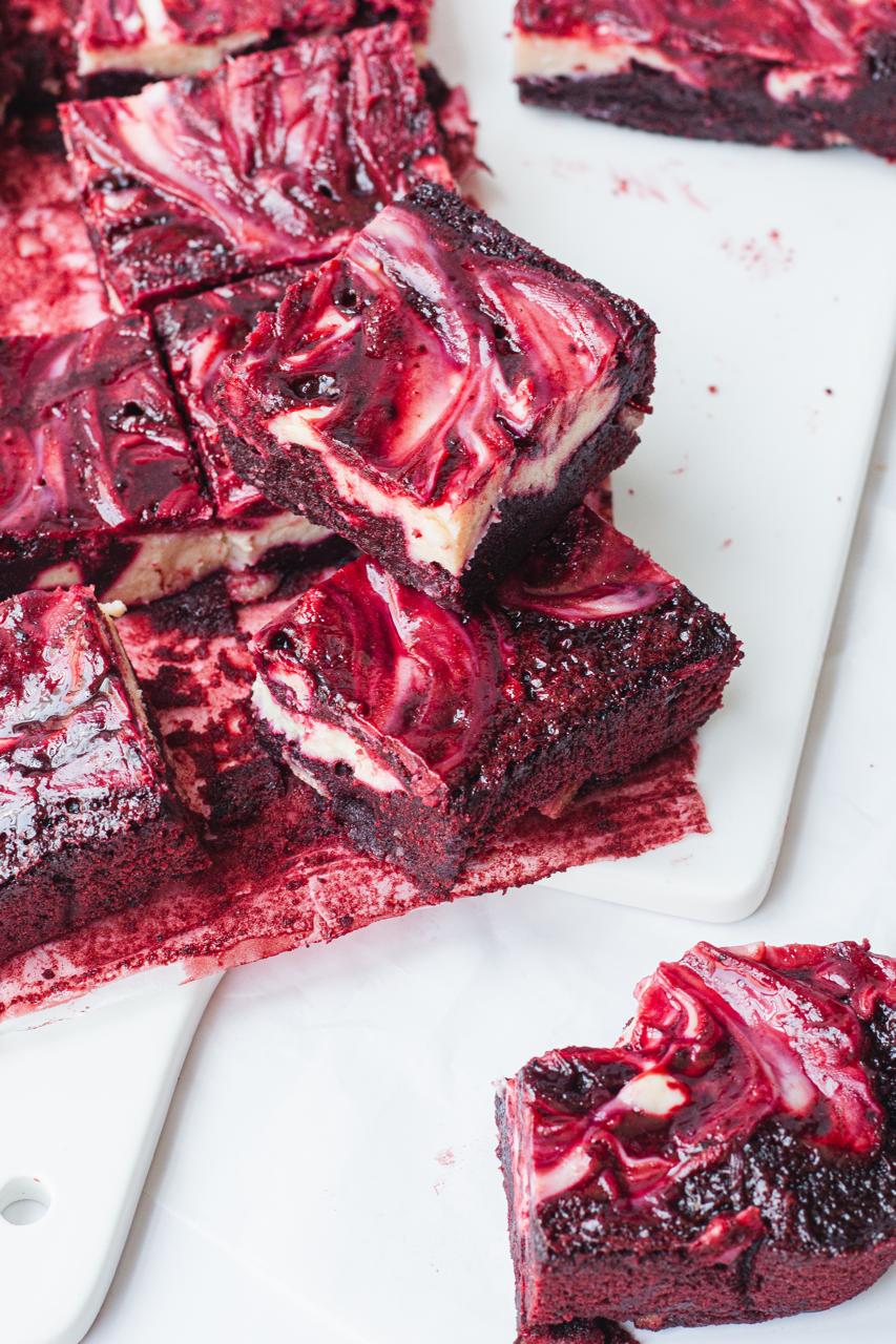 Red velvet brownie