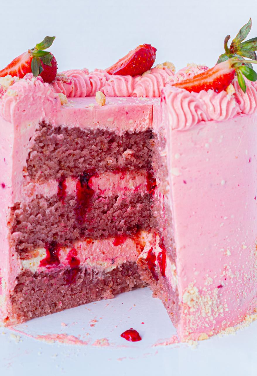 Strawberry cake