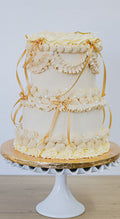 Vintage Two Tiered Cake